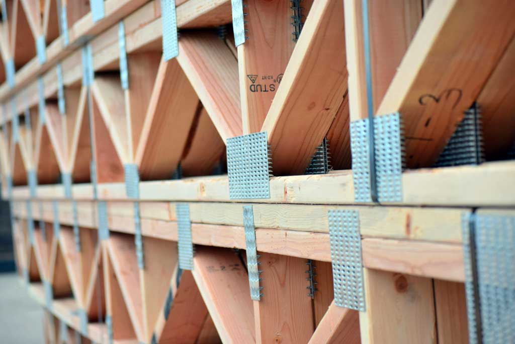 custom wood floor truss